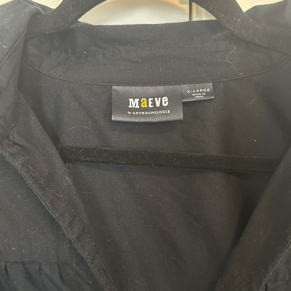 Anthrpology blouse with cropped sleeves - Picture 2 of 2